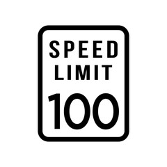 speed limit ,icon, design, flat, style, trendy, collection, template