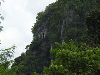 Karst hill at Meratus Geopark, South Kalimantan, Indonesia