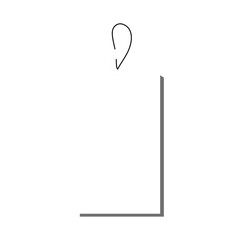  blank price tag on transparent background.	