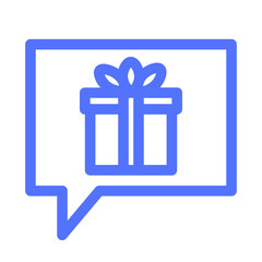 Gift Message Talk Icon