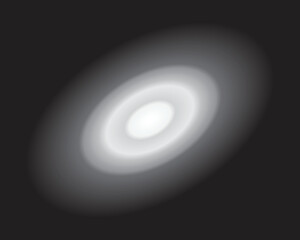 light effect vector design background shaped like a circle or ellipse oval which consists of various white and gray colors and black colors around the object so that it forms like a galaxy