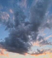 Fototapeta na wymiar sky with clouds
