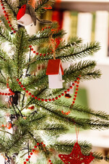 Christmas tree in the house