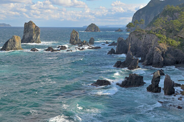 青海島・海上アルプス「第一展望台（碧涛台）からの眺望」
