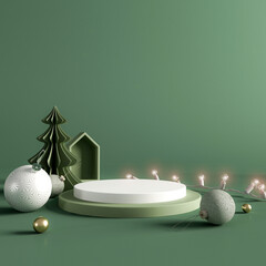 christmas decoration with candles