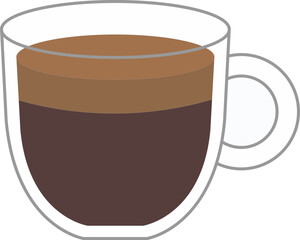 coffee vector illustration image or clip art.