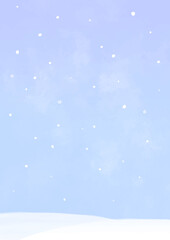 雪原 縦長
