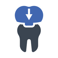 Tooth cap icon