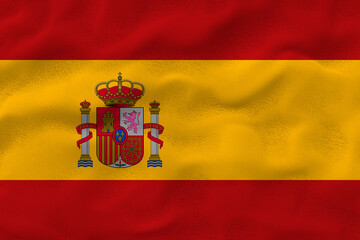 Obraz premium National flag of España. Background with flag of España
