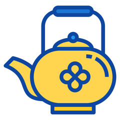 teapot two tone icon