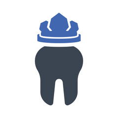 Crown tooth icon
