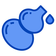 gourd blue icon