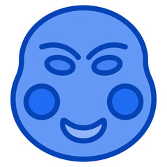 mask blue icon