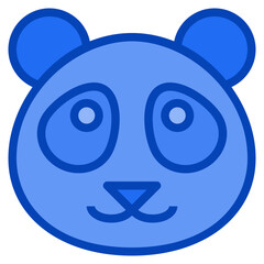 panda blue icon