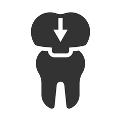 Tooth cap icon