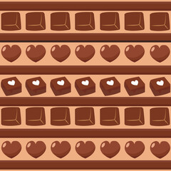 Chocolate  seamless pattern