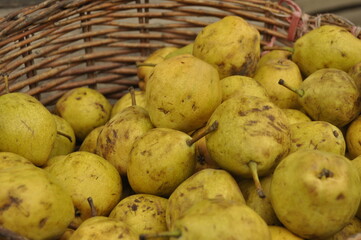 pears in the market