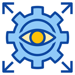 vision two tone icon