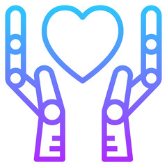 health gradient line icon