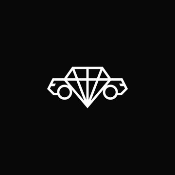 Diamond Car. Company Logo Design.