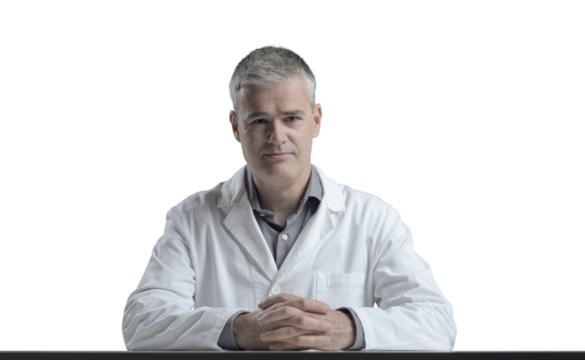 Portrait of confident medical scientist