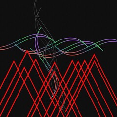 abstract background with lines