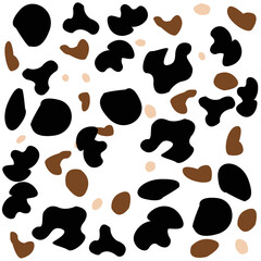 Cow print pattern background