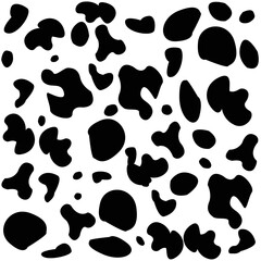Fototapeta na wymiar Cow print seamless pattern
