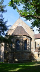 Fototapeta na wymiar Historical Abbey in the Old Town of Wunstorf, Lower Saxony