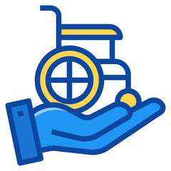 disabled two tone icon