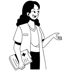 Female doctor explaining Patient