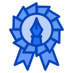 badge blue icon