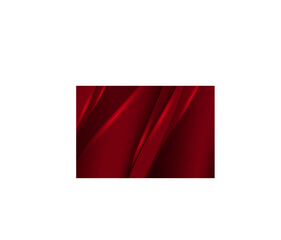 Modern shiny red abstract curves background