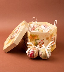 Gift Set of New Year's Christmas balls toys for the Christmas tree