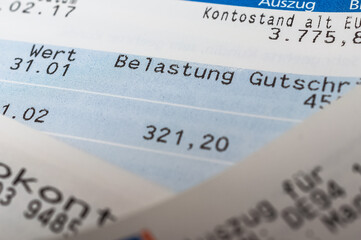 Girokonto Kontoausz&uuml;ge Bank