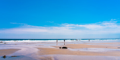 Atlantic Ocean beach in Hampton Beach. In 2011, it was named one of the four "superstar" beaches in the United States.