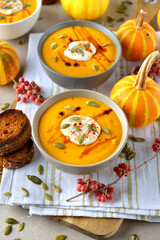 Pumpkin veggie soup
