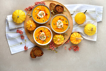 Pumpkin veggie soup