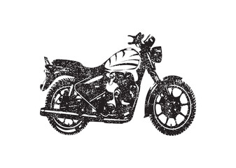silhouette of motorcycle black color vector Iliustration, bike vector, bike icon 