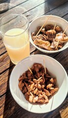 nuts and dried fruits