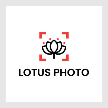 lotus photo logo design