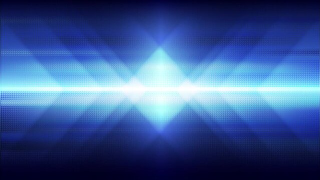 Abstract creative motion triangle geometric shape on blue background. Video animation Ultra HD 4k footage.