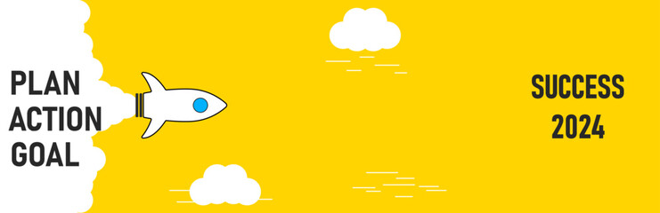 completing the jet plan, Target action, strategy missions 2024 flying to success. Project tracking, goal tracking, task completion purpose, idea concept.