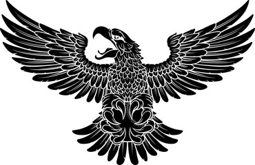 Bald Eagle Hawk Flying Baseball Ball Claw Mascot