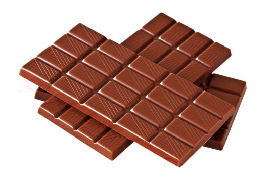 Schokolade Tafel freigestellt  Hintergrund transparent