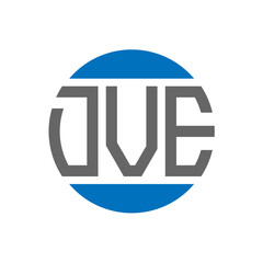 DVE letter logo design on white background. DVE creative initials circle logo concept. DVE letter design.