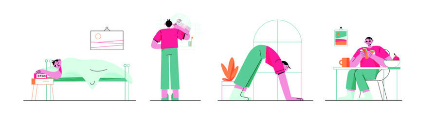 Exercise illustration Design