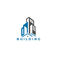 CONSTRUCTION HOUSE Unique abstract geometric logo design