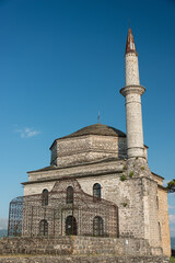 View on the Fethiye Mosque with the tomb of Ali Pasha in the foreground. The mosque was renovated by Ali Pasha in 1795