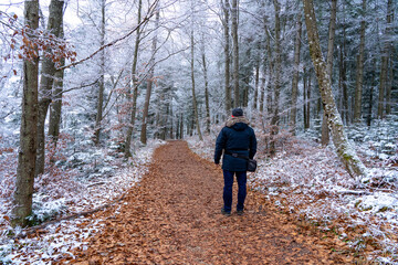 Obraz premium Winter auf dem Dreifaltigkeitsberg Spaichingen